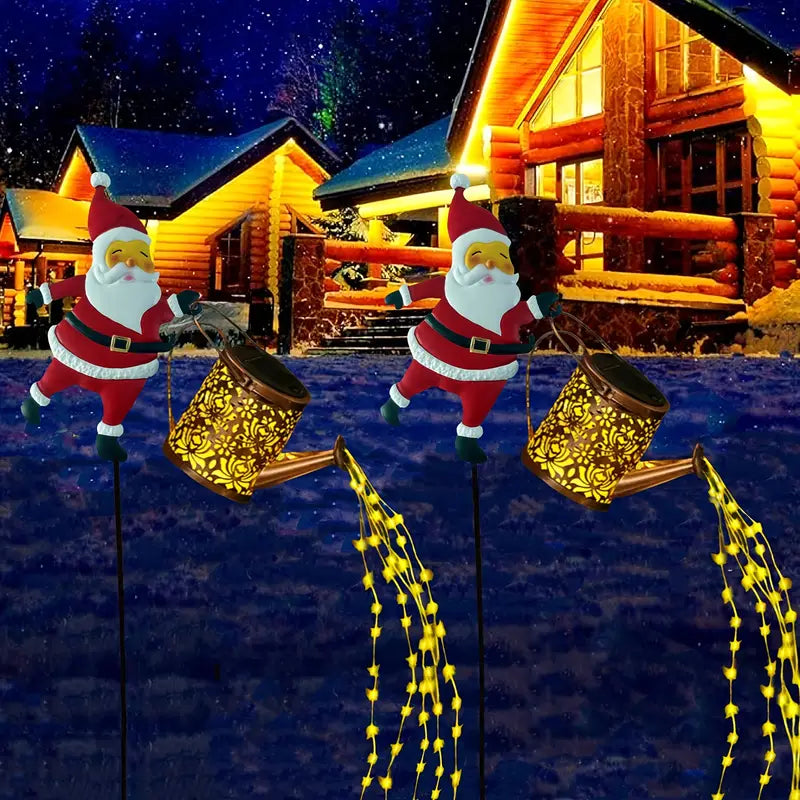 Weihnachtsmann Solar Lampe für Weihnachten & Garten Dekoration