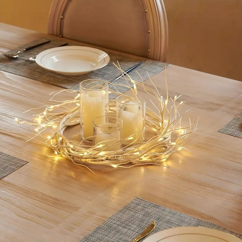 Halloween & Weihnachten LED Zweig Girlande