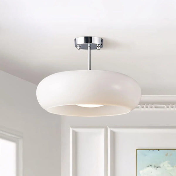 Bauhaus Deckenleuchte aus Glas