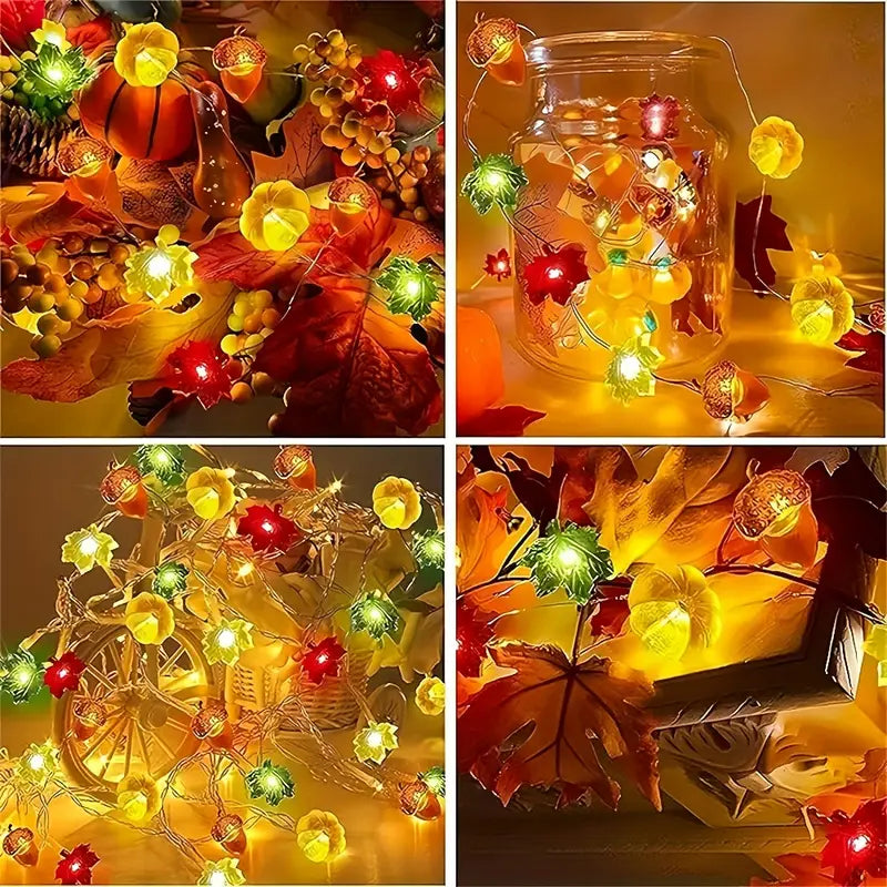 Halloween Herbst Lichterkette