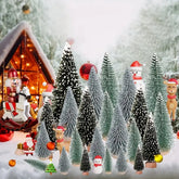 30 Mini Weihnachtsbäume für Weihnachten & Festtagsdeko