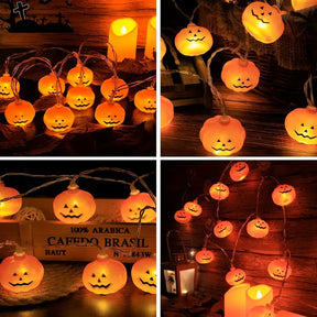 Halloween Kürbis Lichterkette