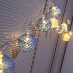 Halloween LED Kugel Lichterkette