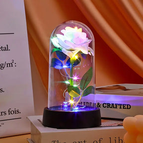 Weihnachts Rose LED Nachttischlampe