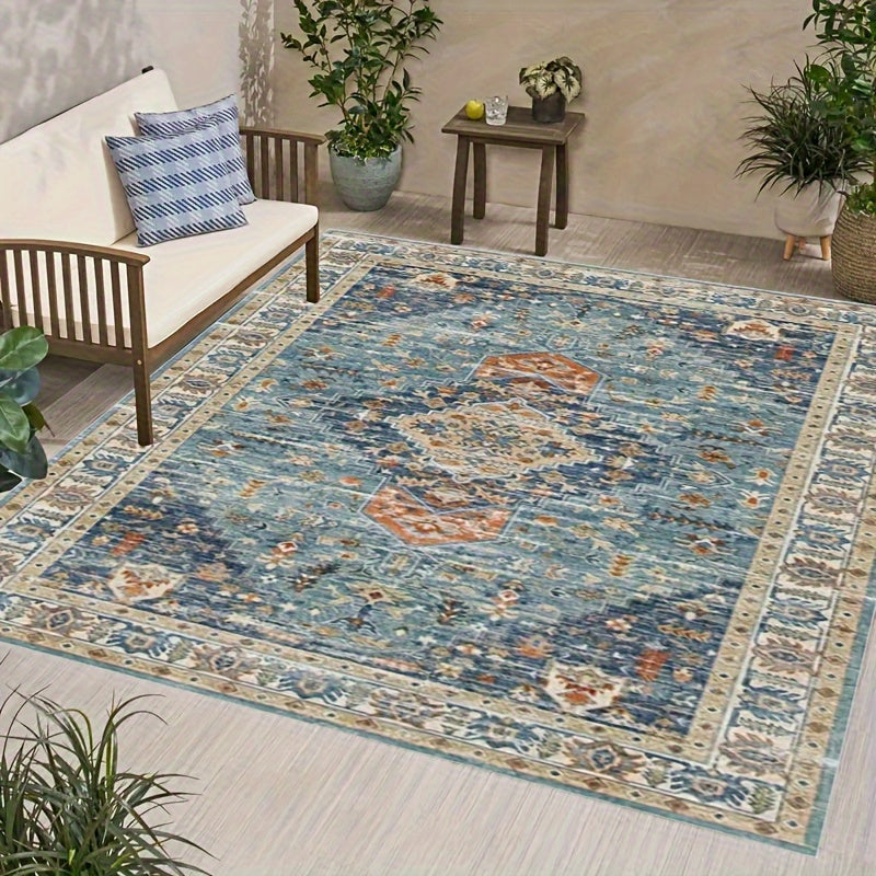 Tapis de balcon bohème polyvalent