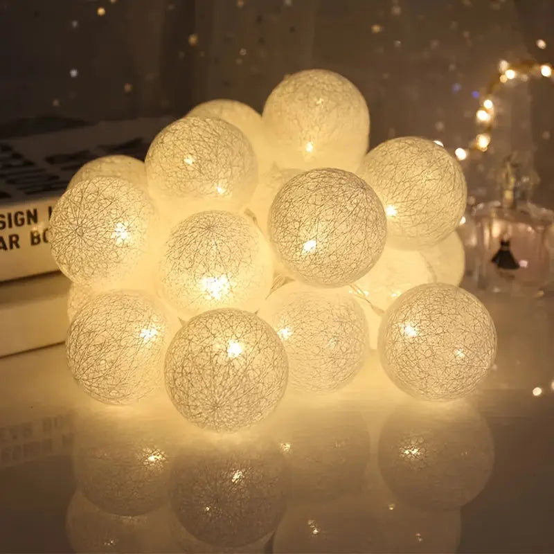 Halloween LED Kugel Lichterkette