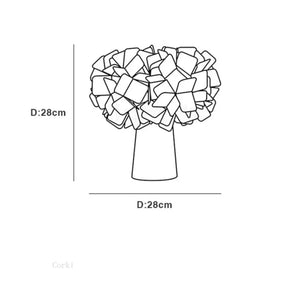 Zeitgenössische Beam LED-Tischlampe