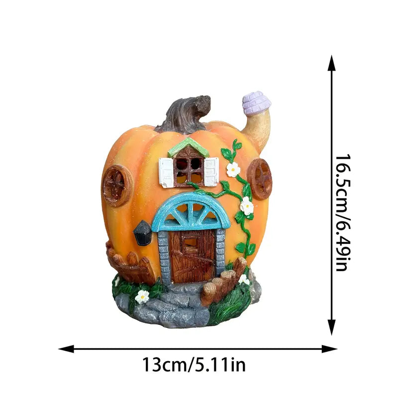 Halloween Solar Kürbishaus