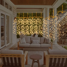 3er Set Baumform LED Lichterkette für Weihnachten & Weihnachtsdekoration