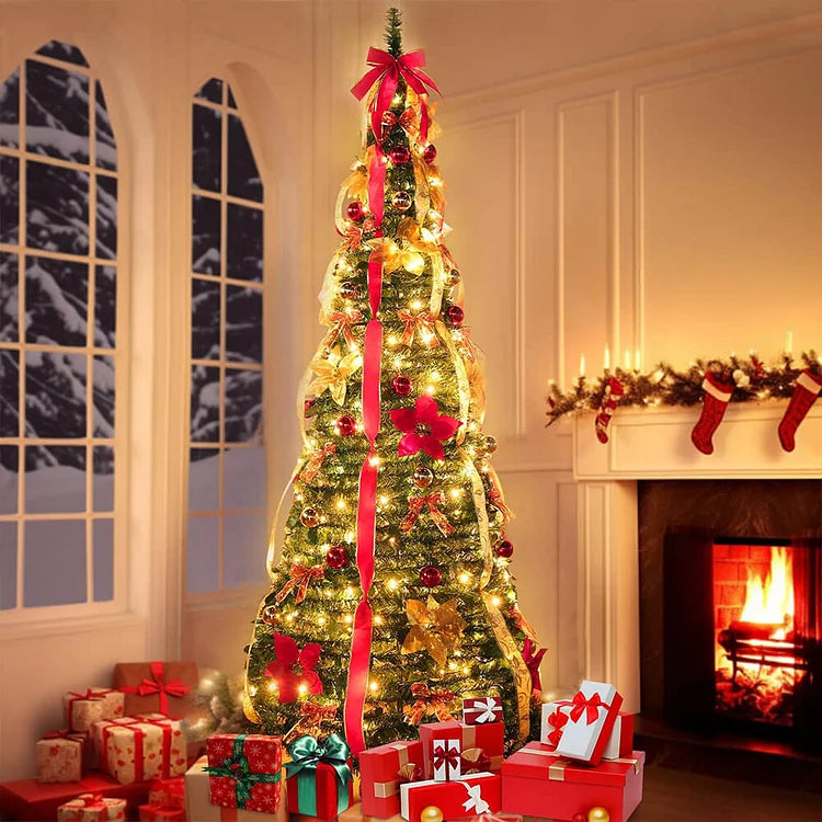 Décoration pliante festive pour le sapin de Noël