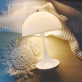 Lampe de table de luxe au design champignon