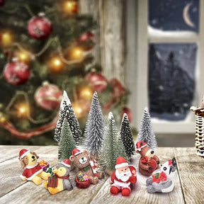30 Mini Weihnachtsbäume für Weihnachten & Festtagsdeko