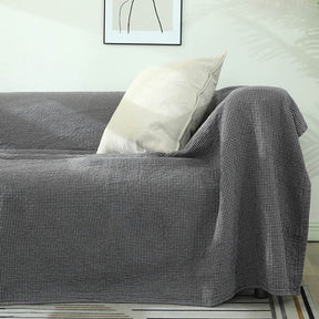 Gemütliche OWNKOTI Sofa-Decke im Waffeldesign