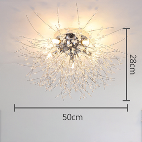 Fascinating Floral LED-Deckenlampe