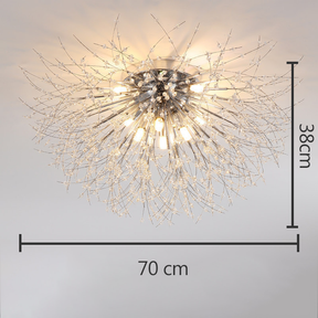 Fascinating Floral LED-Deckenlampe