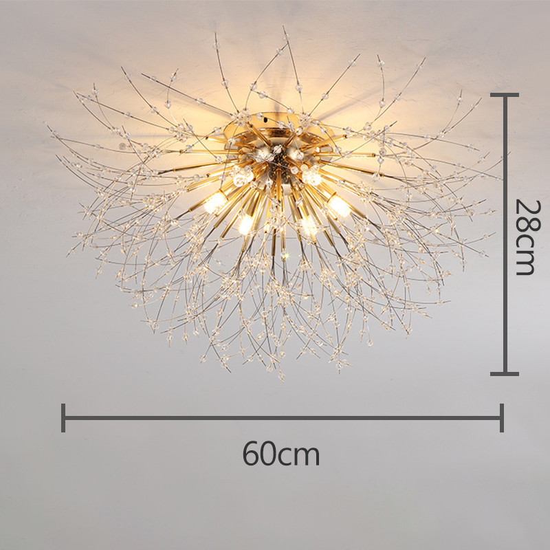 Fascinating Floral LED-Deckenlampe