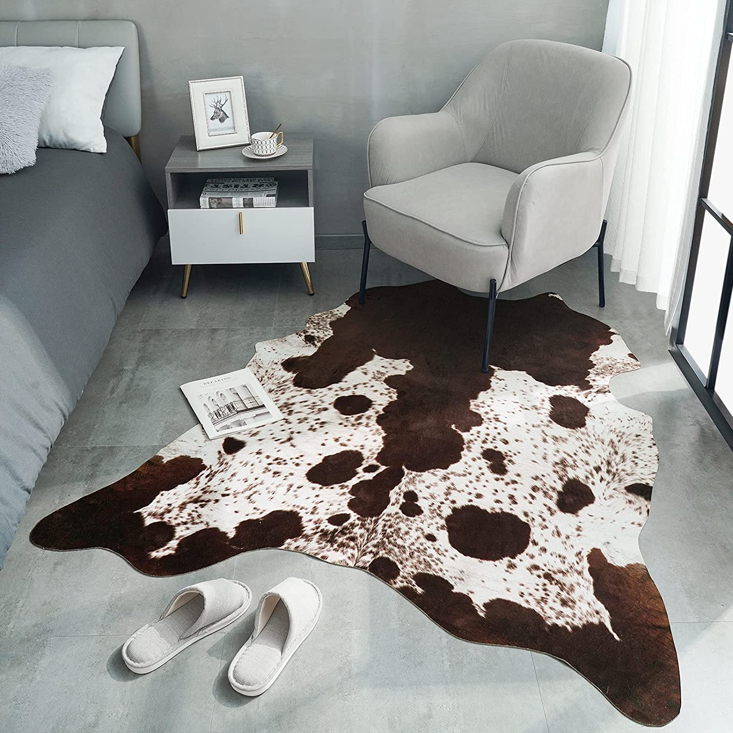 Tapis de luxe en fausse fourrure