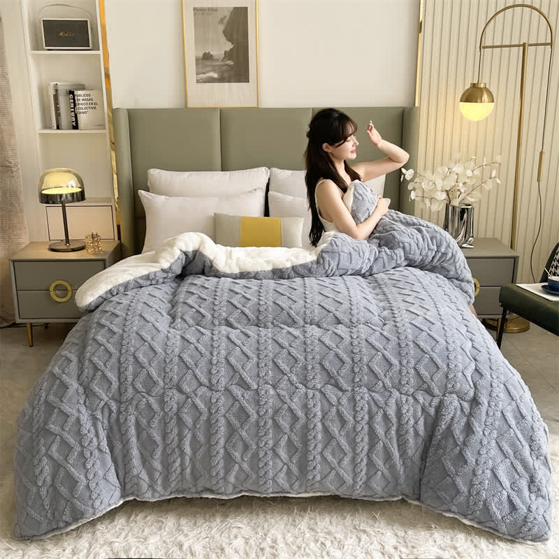 Weiche Jacquard Kuscheldecke