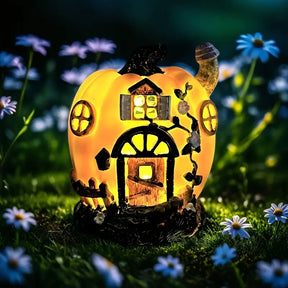 Halloween Solar Kürbishaus