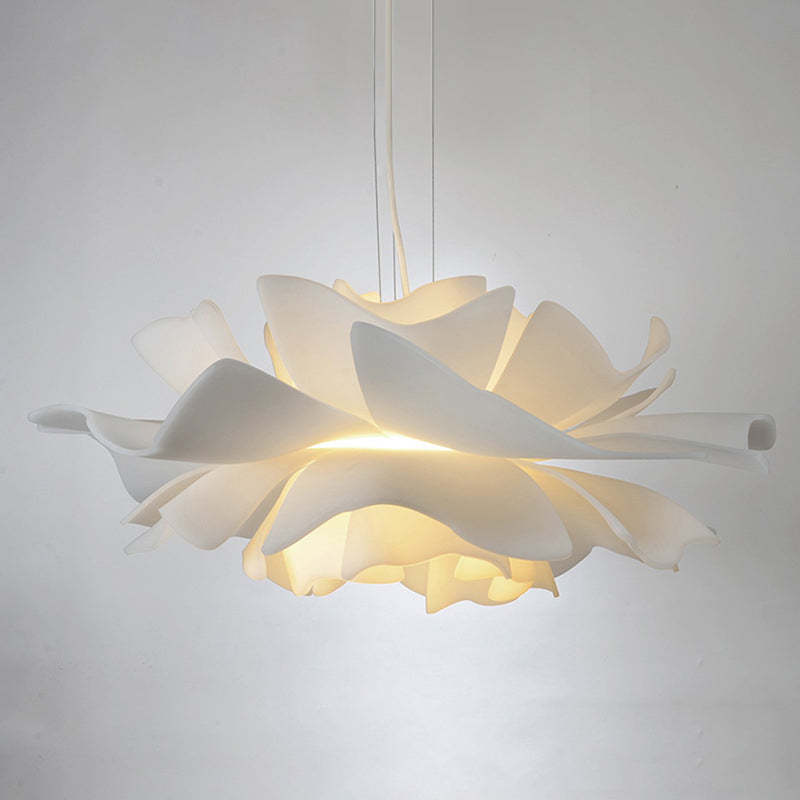 Lampe suspendue fleur moderne