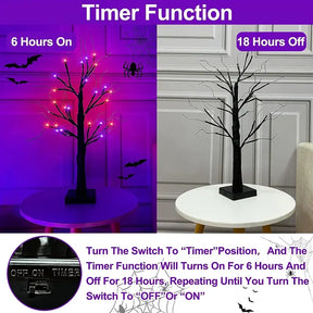 Halloween LED Baum 60cm