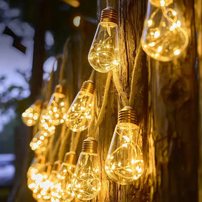 Solar Weihnachts-Lichterkette 16er