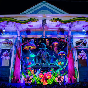 Halloween Fluoreszierendes Wandtuch