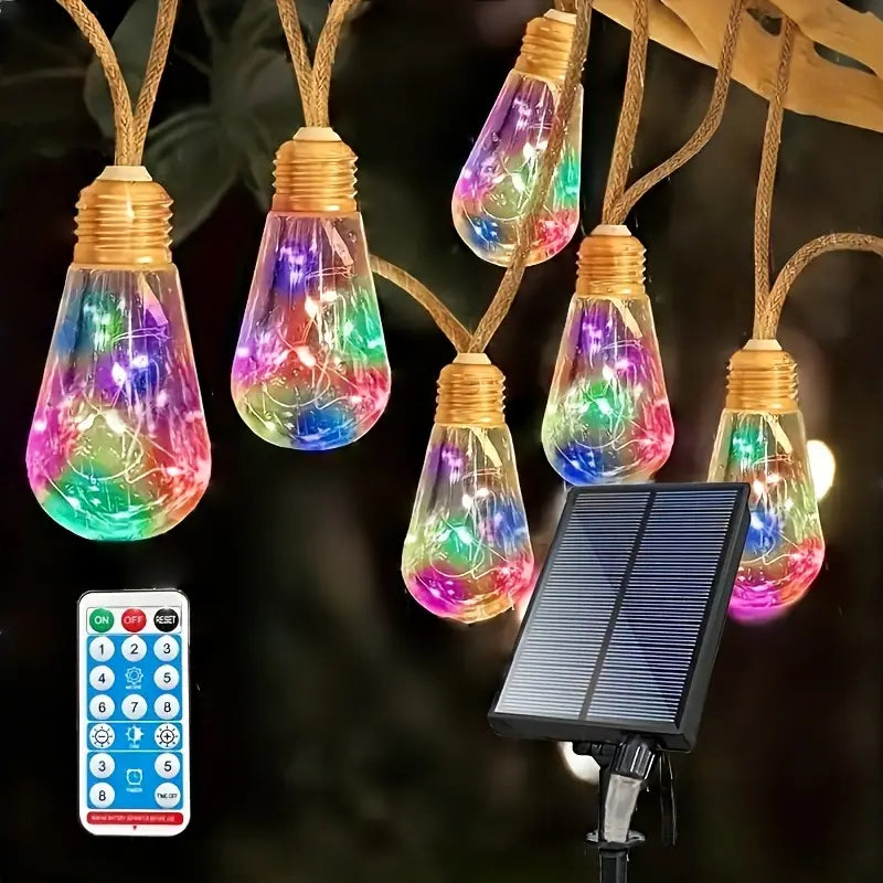 Solar Weihnachts-Lichterkette 16er