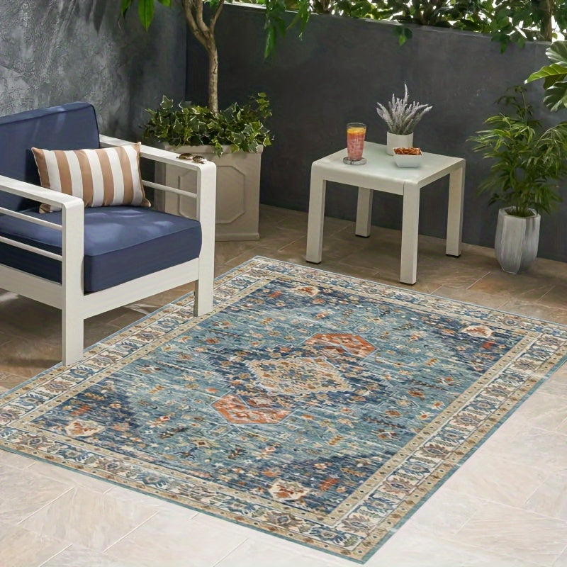 Tapis de balcon bohème polyvalent