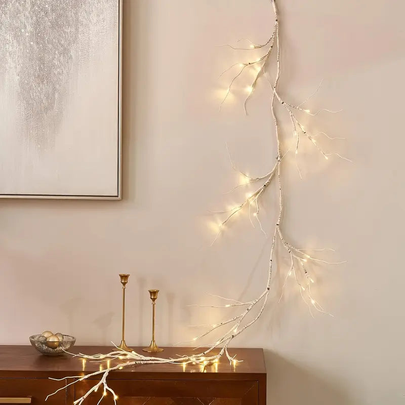 Halloween & Weihnachten LED Zweig Girlande