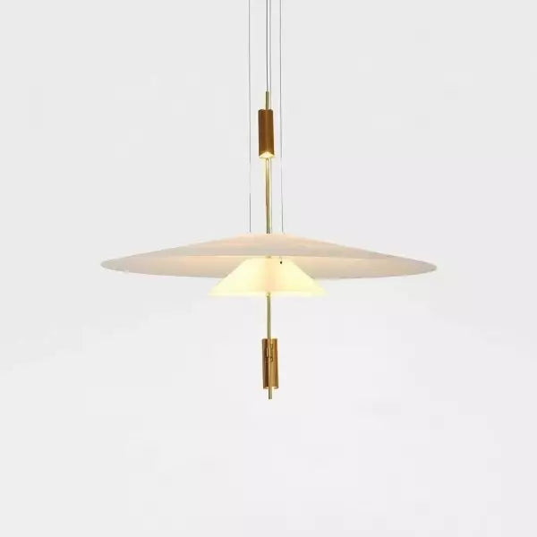 Skulpturale Mehrschicht-Pendelleuchte