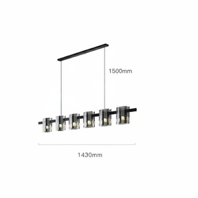 Designer Rauchglas Pendelleuchte