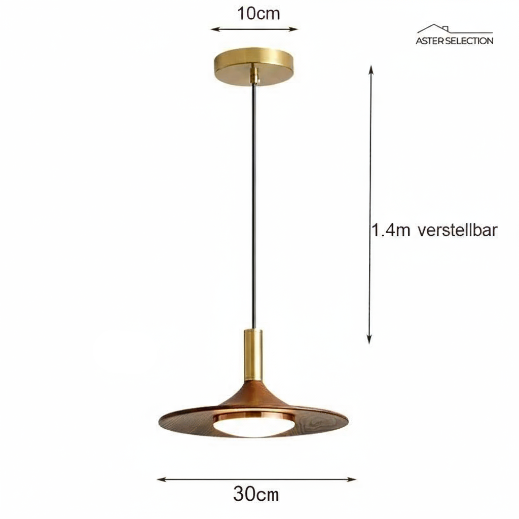 Designer Holz Pendelleuchte
