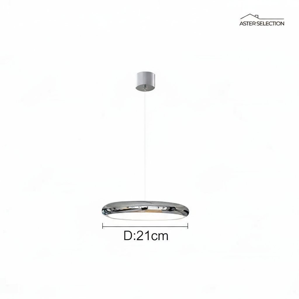Elegante Aluminium Pendellampe