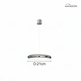 Elegante Aluminium Pendellampe
