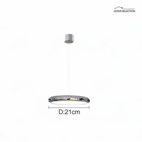 Elegante Aluminium Pendellampe