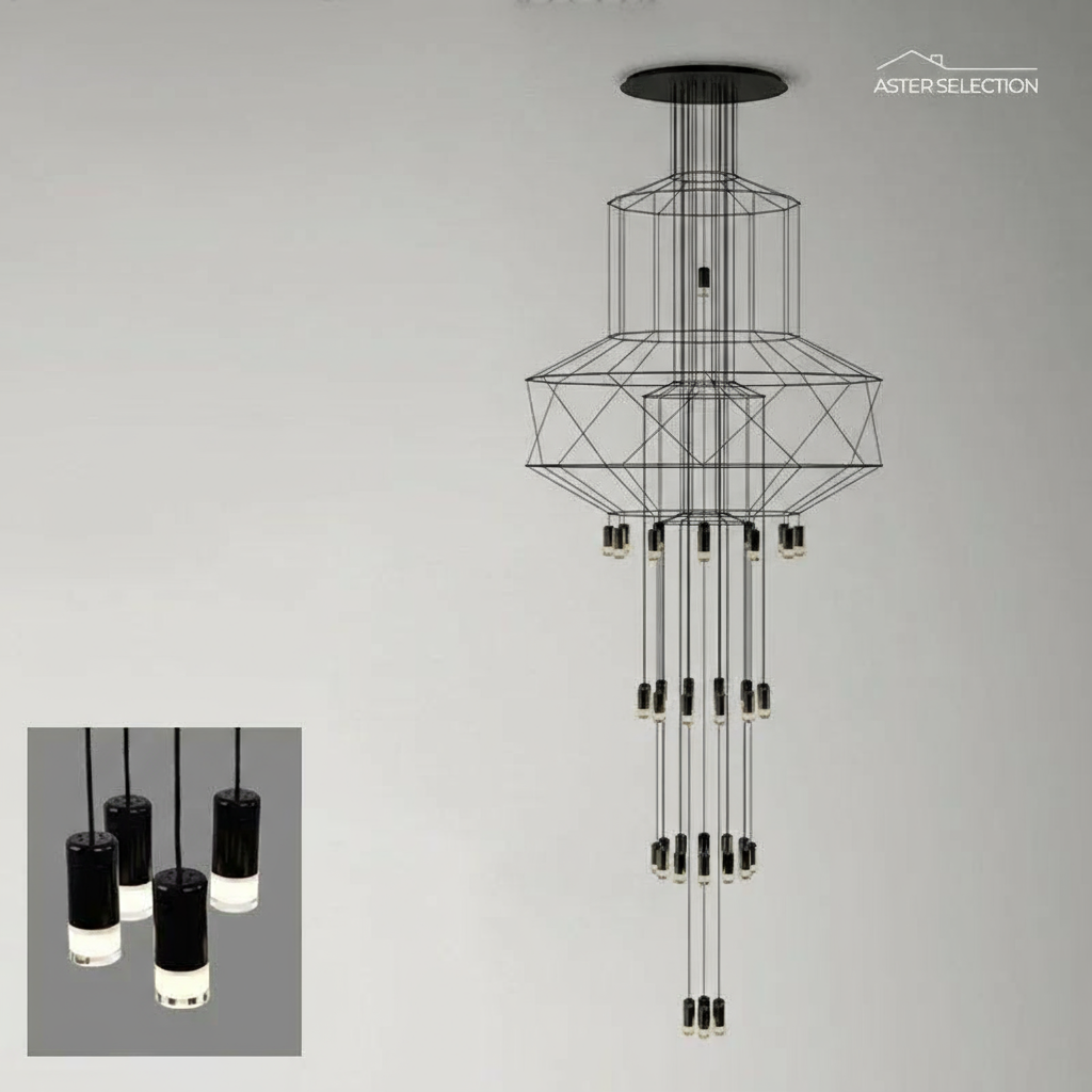 Elegante LED Langhängelampe