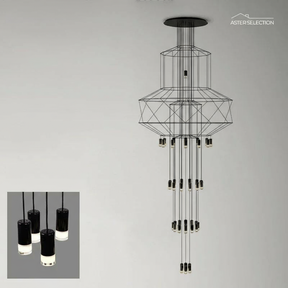 Elegante LED Langhängelampe