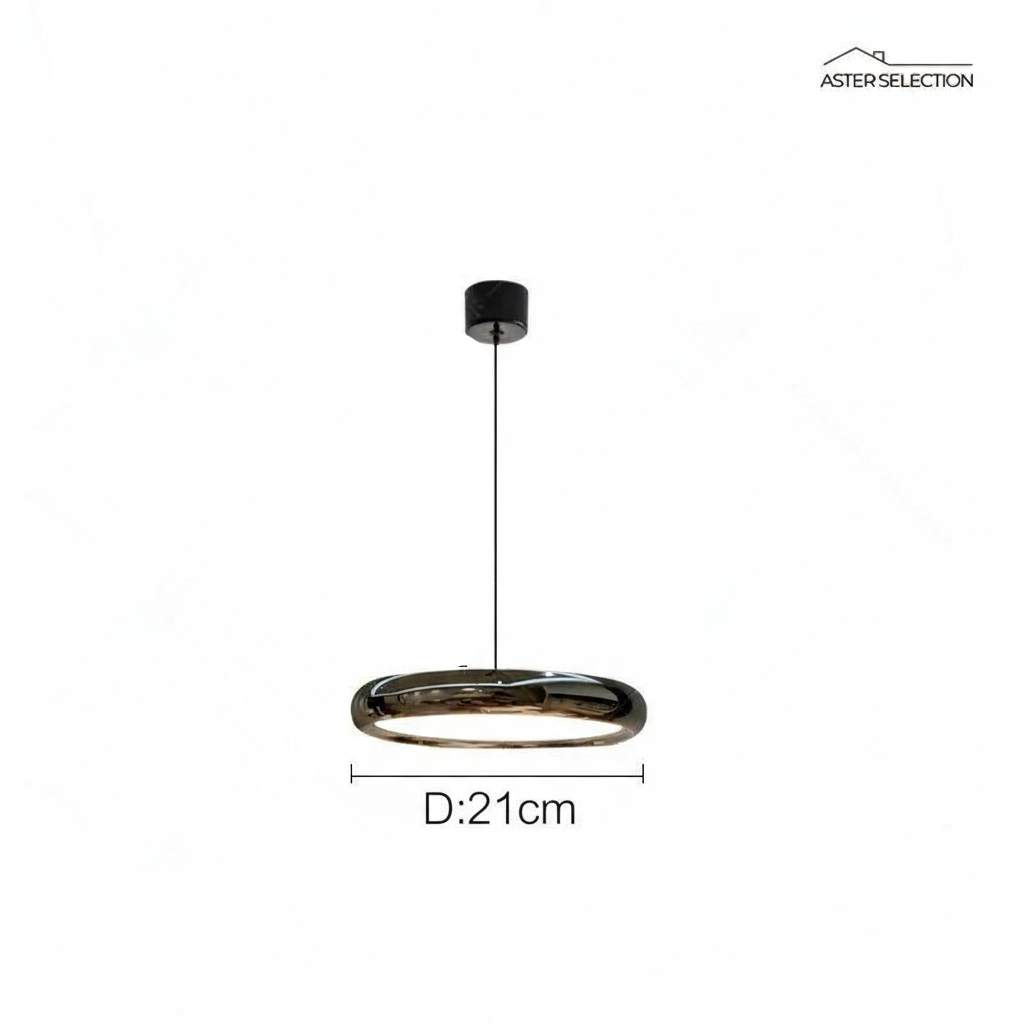 Elegante Aluminium Pendellampe