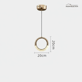 Designer Kreis Pendellampe