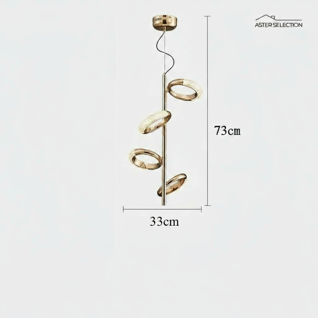 Designer Kreis Pendellampe