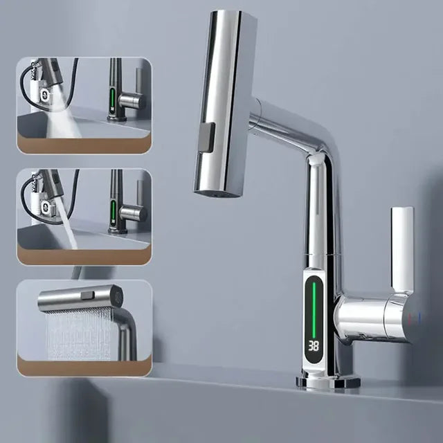 Intelligenter Küchenarmatur mit digitaler Temperaturanzeige-Aster Selection