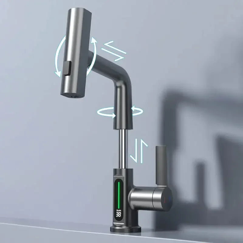 Intelligenter Küchenarmatur mit digitaler Temperaturanzeige-Aster Selection