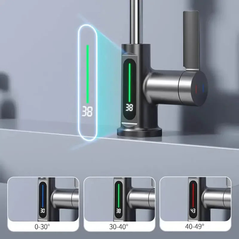 Intelligenter Küchenarmatur mit digitaler Temperaturanzeige-Aster Selection