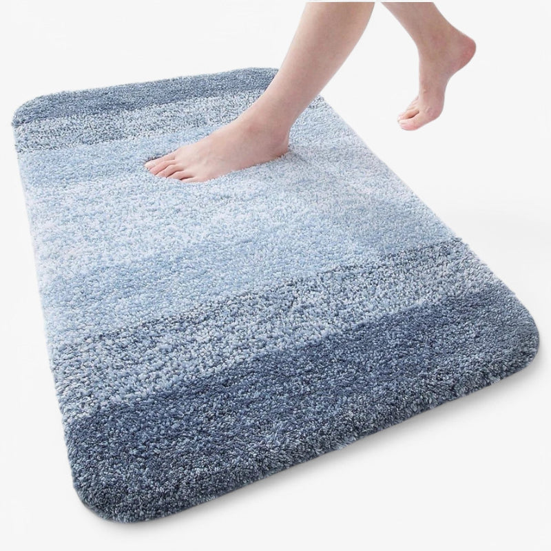 Fenvalo Farbverlauf Hochflor Badematte