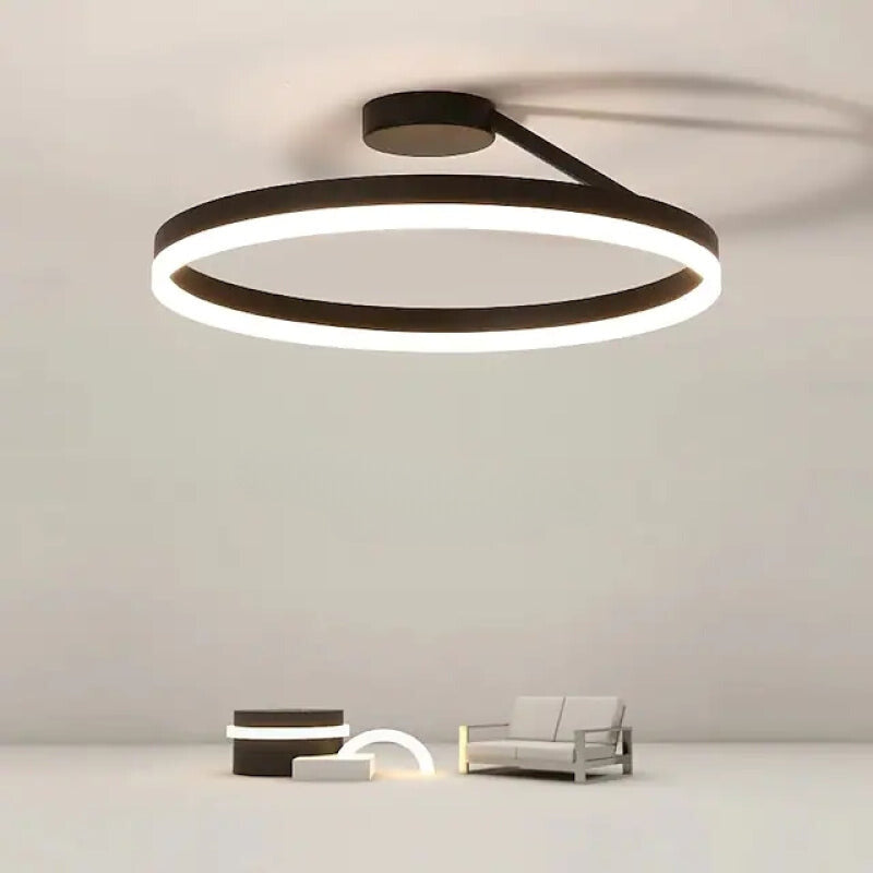 Corvela Minimalistisch Metall Ring-Deckenleuchte
