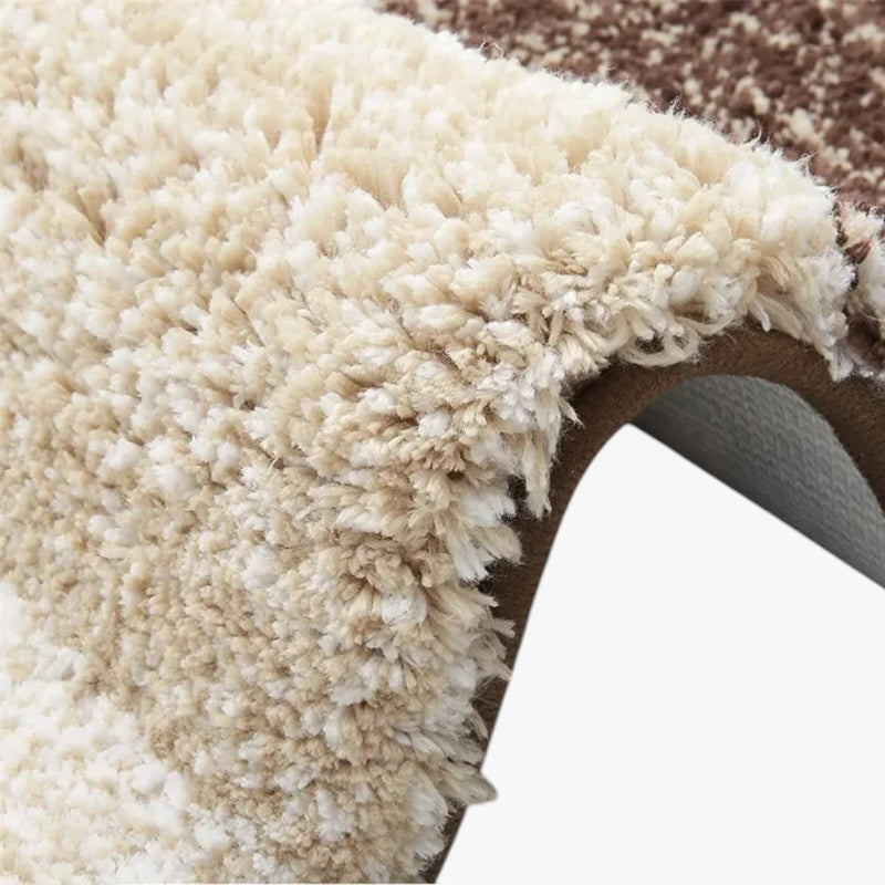 Fenvalo Farbverlauf Hochflor Badematte