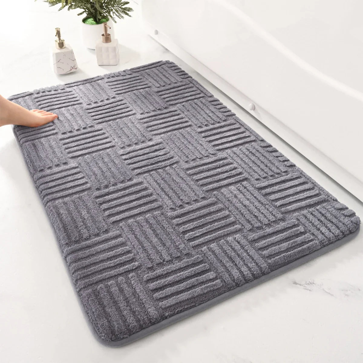 Mavrelo Geometrisch Polyester Badematte