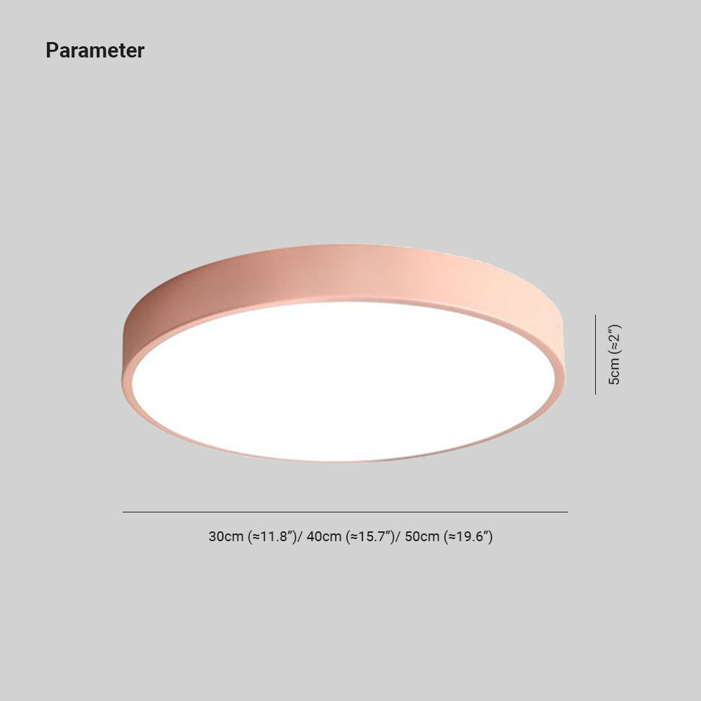Pastellia Minimalistisch Metall Deckenleuchte