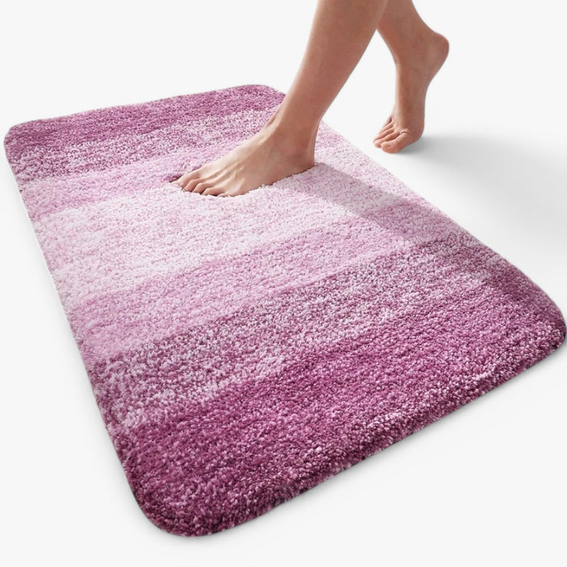 Fenvalo Farbverlauf Hochflor Badematte